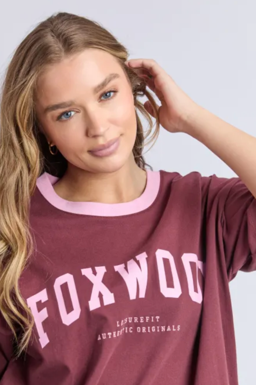Intention Contrast Tee - Port