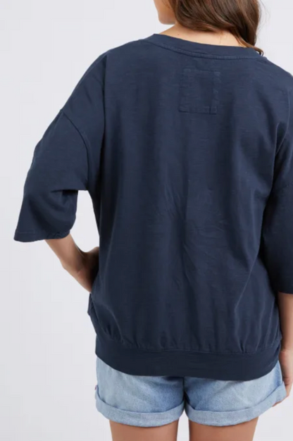 Elm Mazie Vee Neck - Navy
