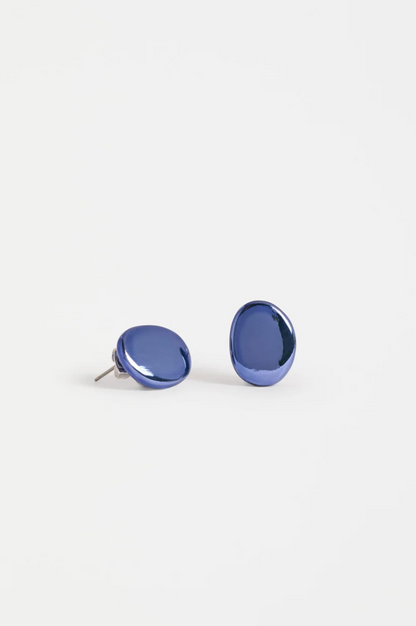 Elk Atur Mini Stud Earring - Dusk Blue