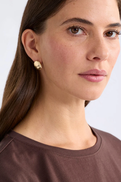 Elk Atur Mini Stud Earring - Silver