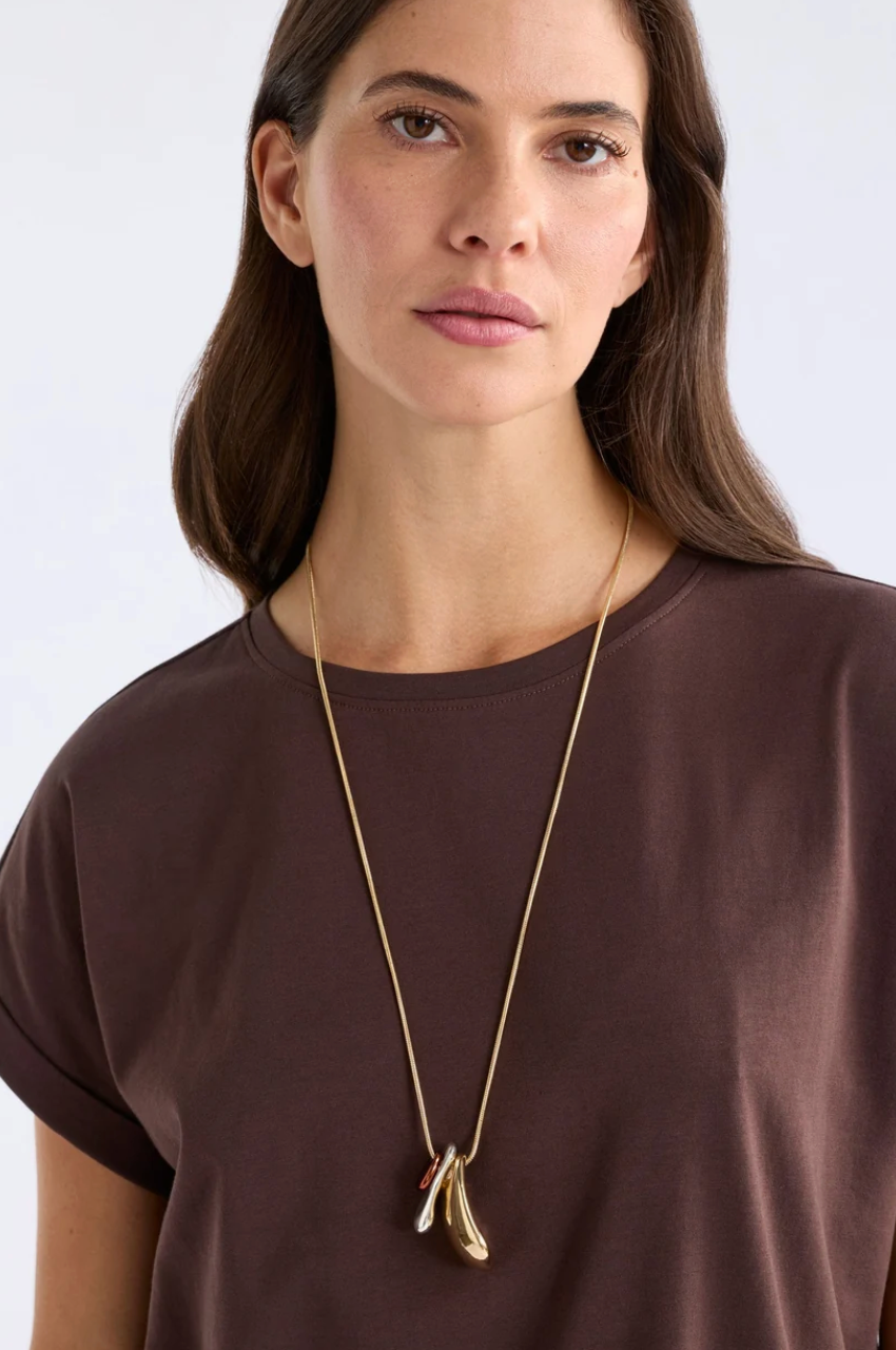 Elk Atur Pendant Necklacen- Espresso