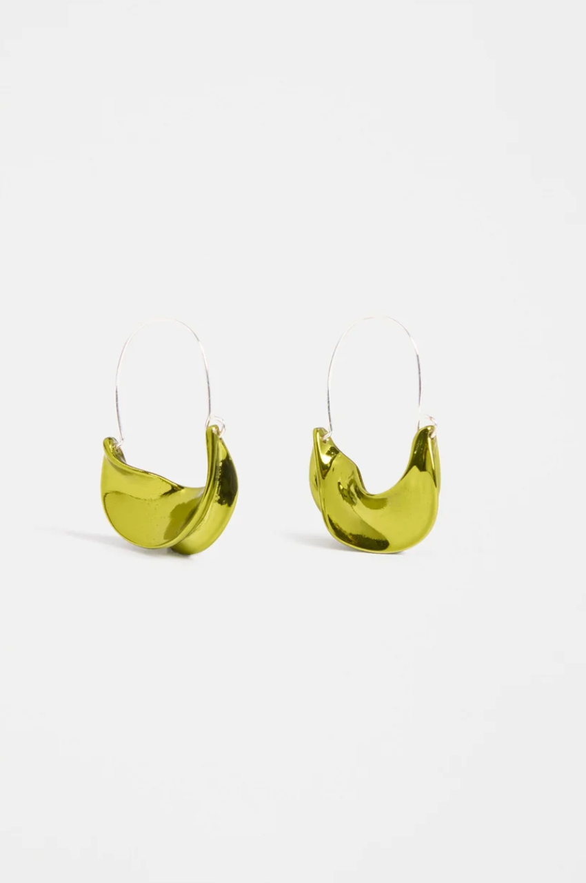 Elk Siita Hoop Earring - Artichoke