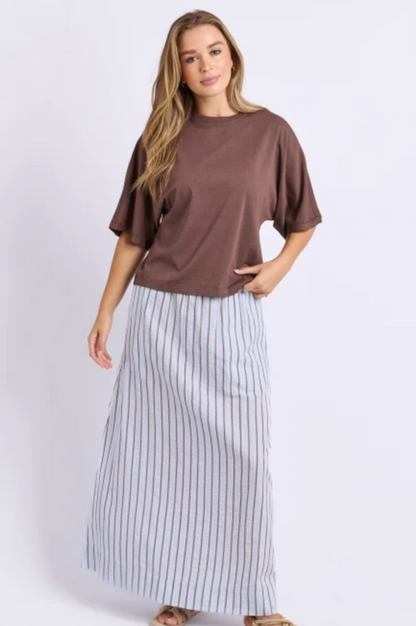 Foxwood Stillwater Tee - Chocolate