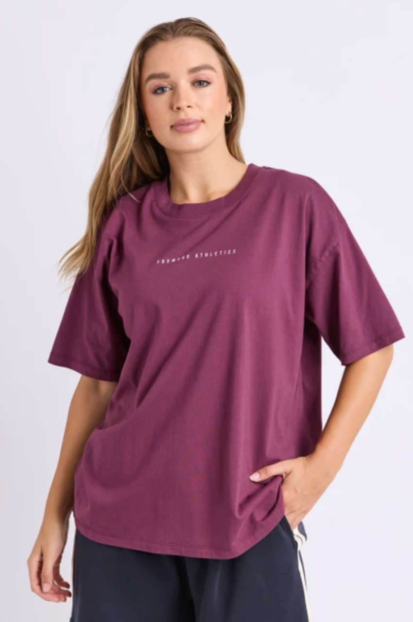 Foxwood Captain Tee - Plum