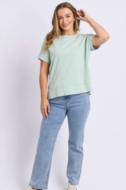 Foxwood Allison Tee - Subdued Mint
