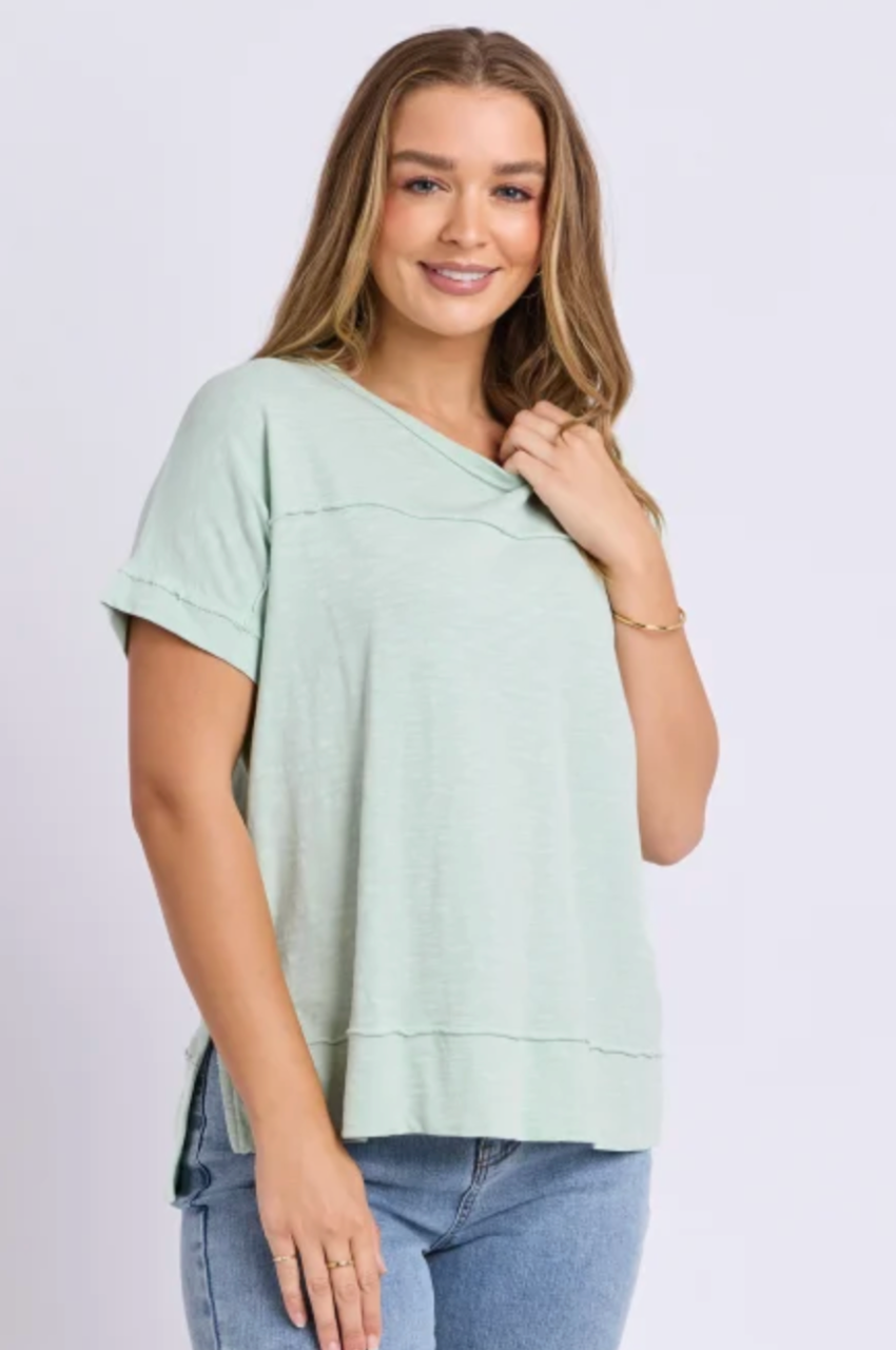 Foxwood Allison Tee - Subdued Mint