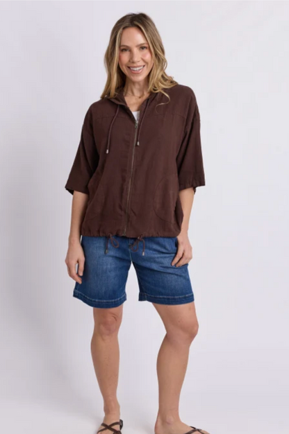 Elm Saltair Lightweight Jacket - Chocolate