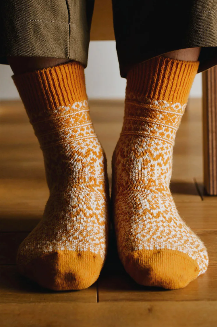 Oslo Wool Jacquard Socks