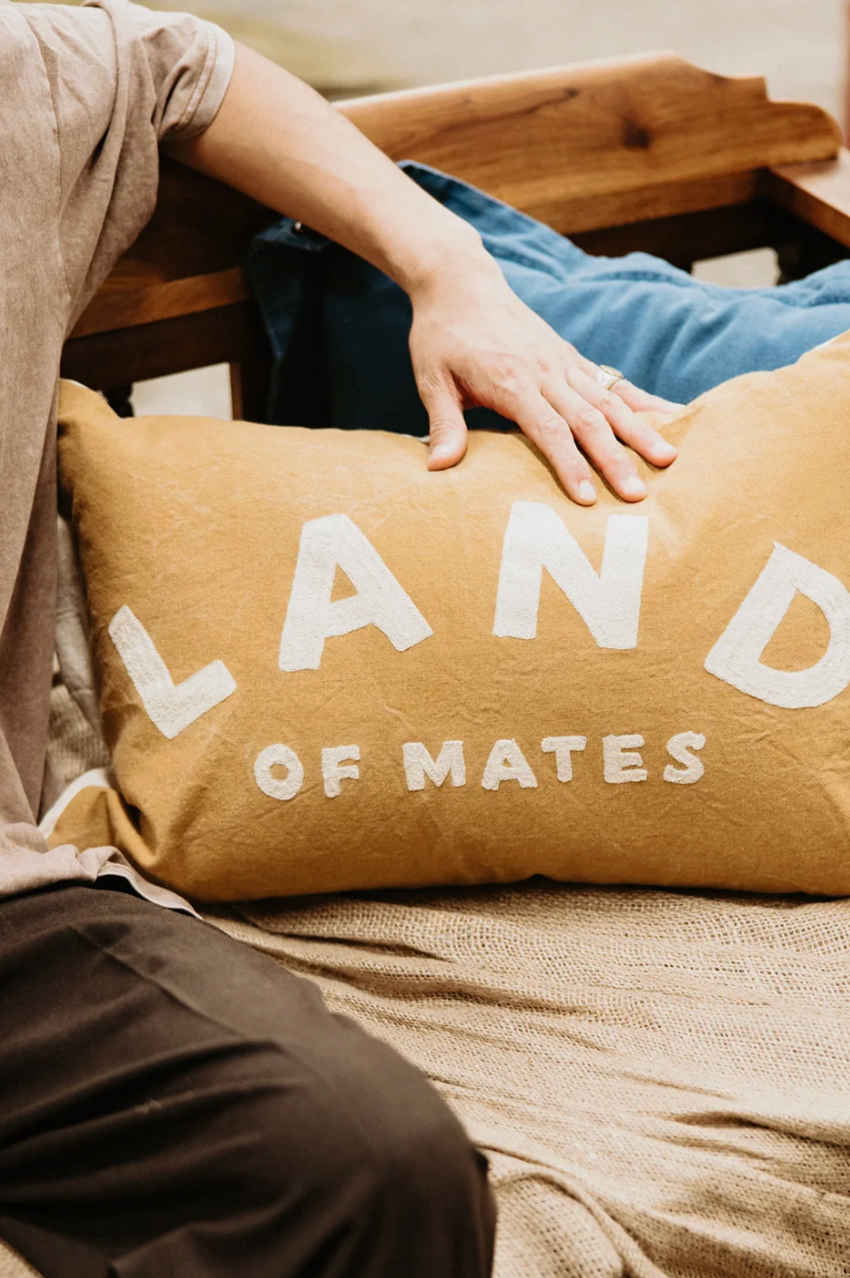 Land of Mates Cushion - Clay