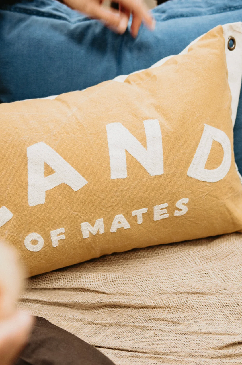 Land of Mates Cushion - Clay