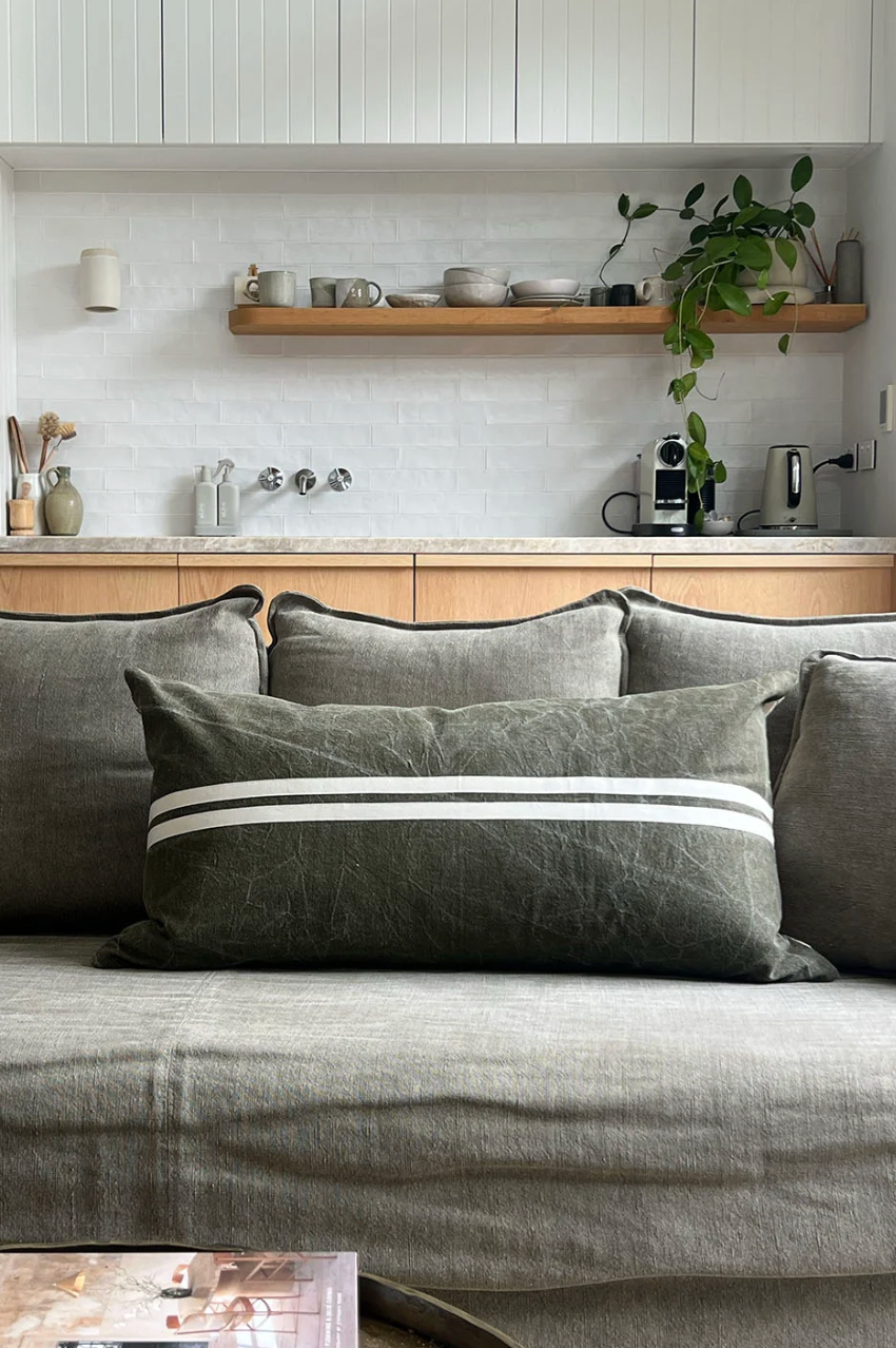 Wanderful Cushion - Dark Shadow 90 x 48
