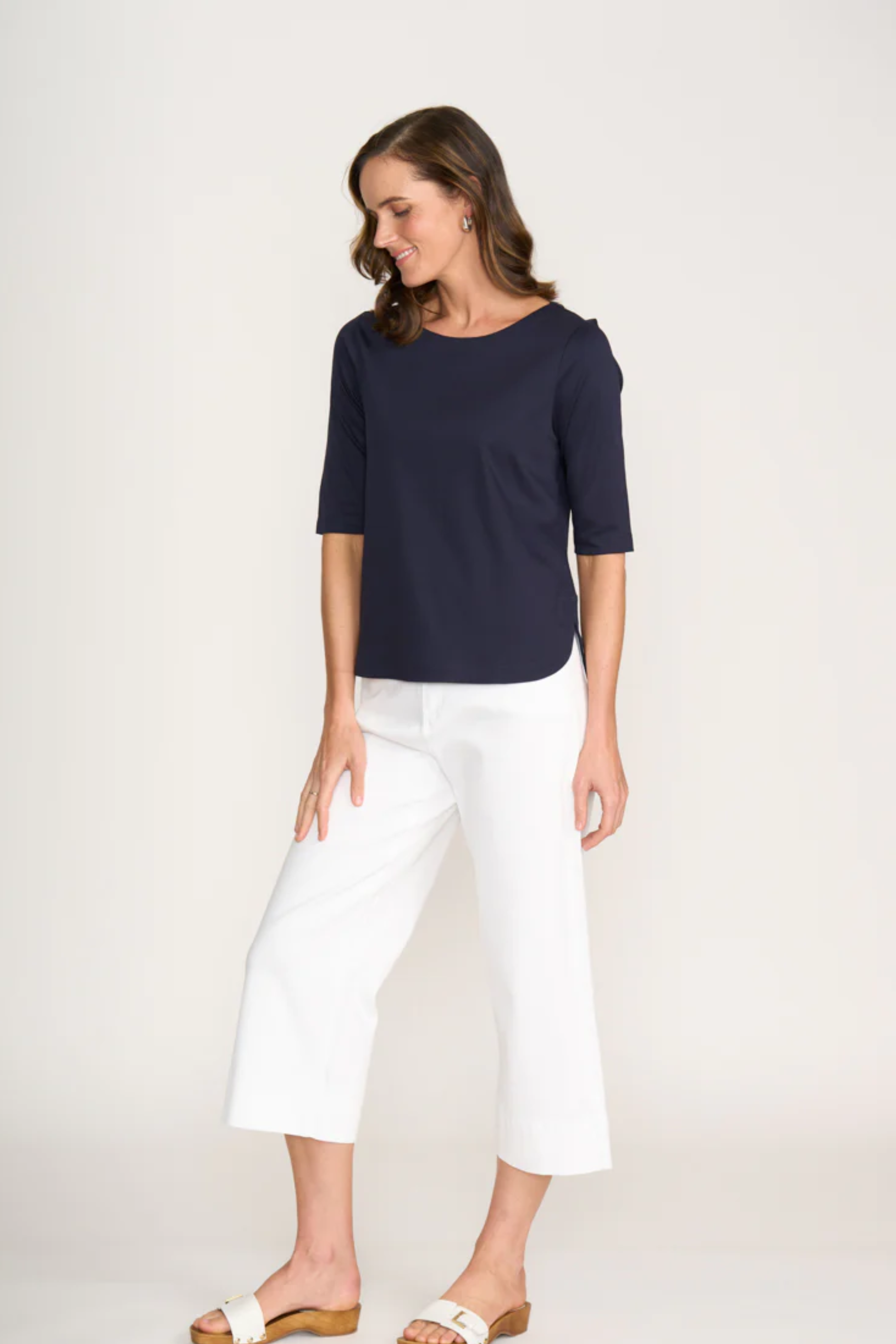 Shore Bet Top - Navy