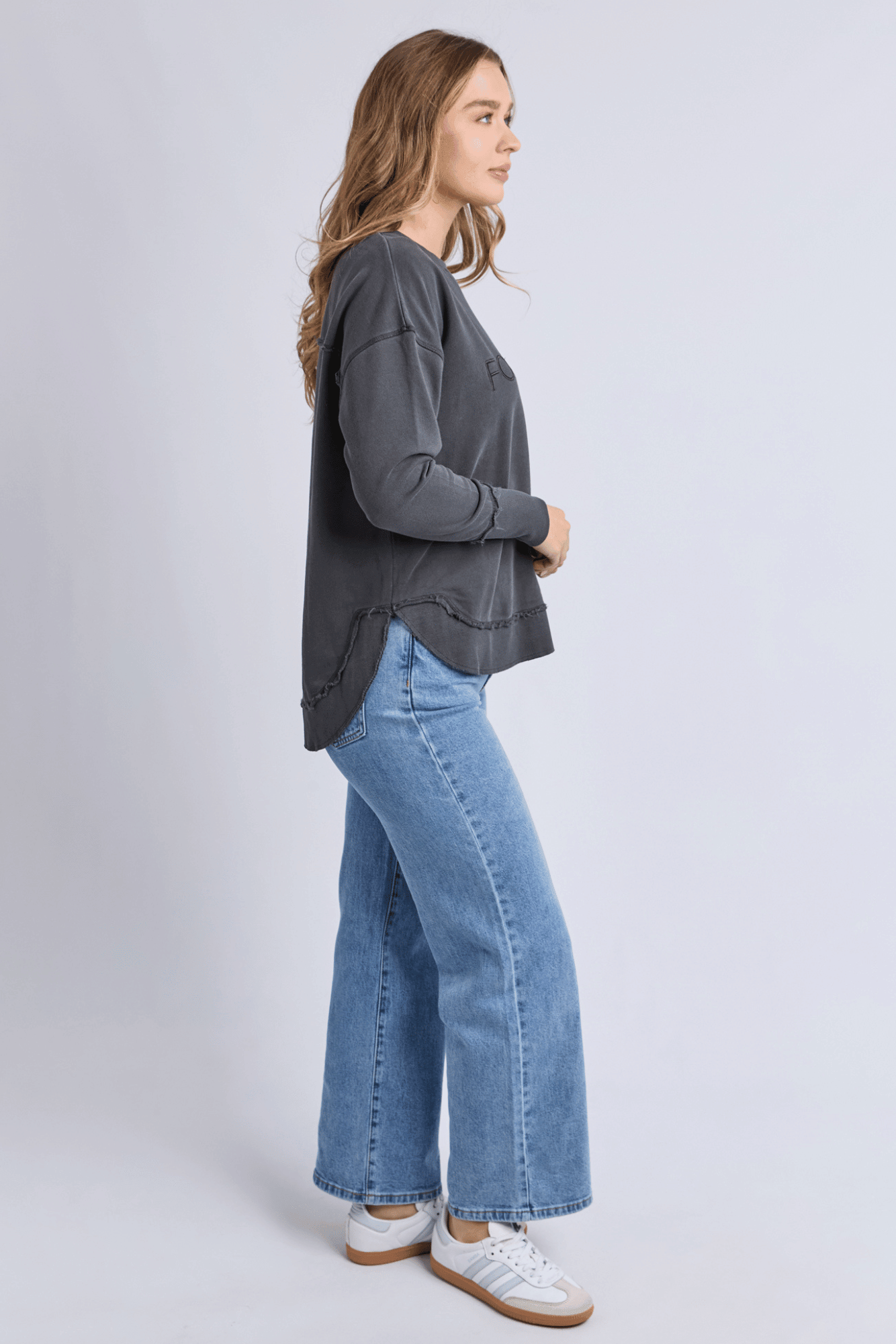 Simplified Crew - Dark Charcoal