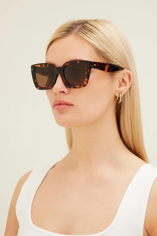 Sito Polarised Sunglasses 'Harlow' - Maple Tort/Brown