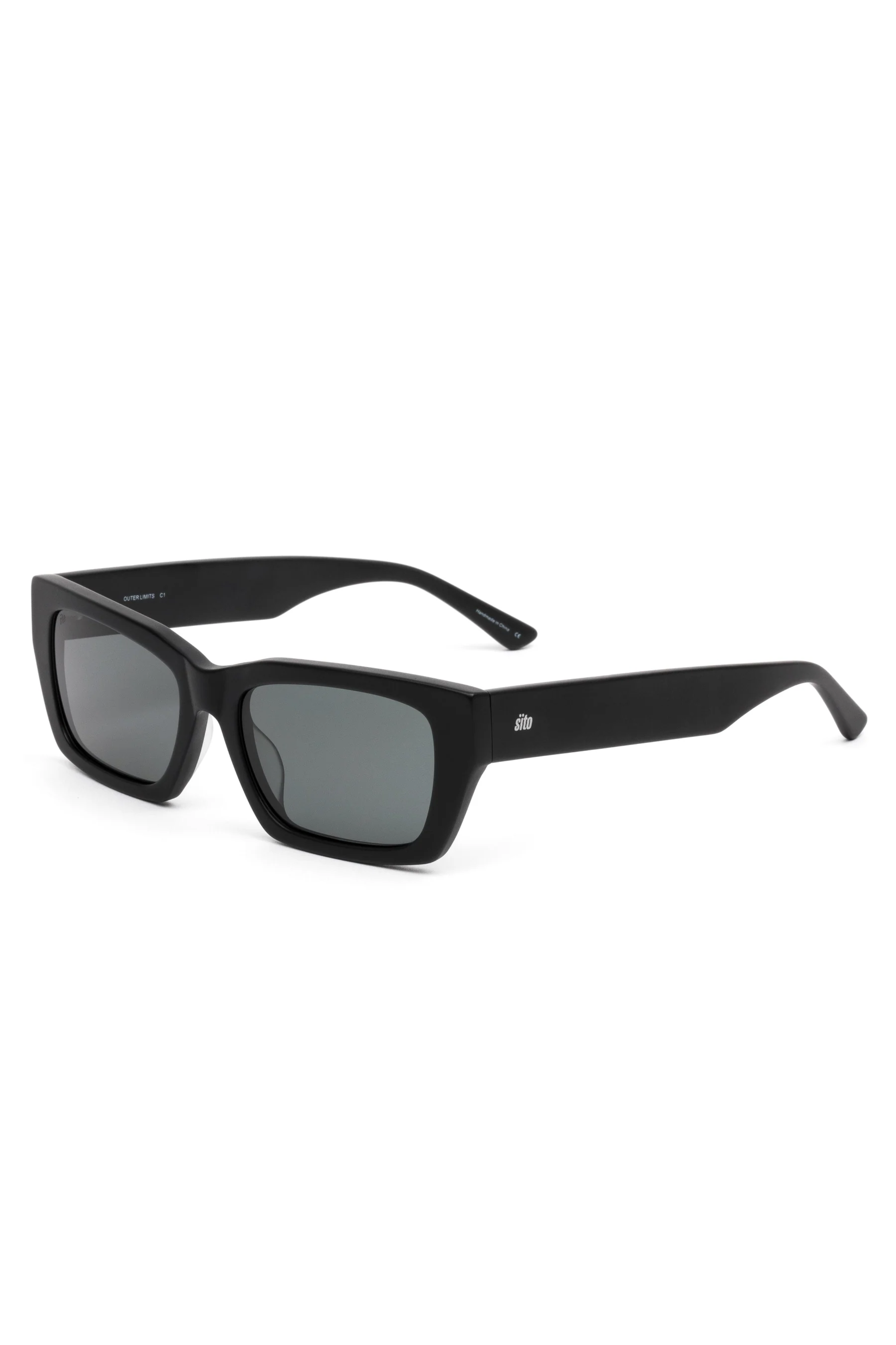 Sito Sunglasses 'Outer Limits' - Matte Black/Iron Grey
