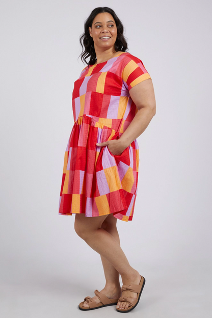 Soleil Check Dress