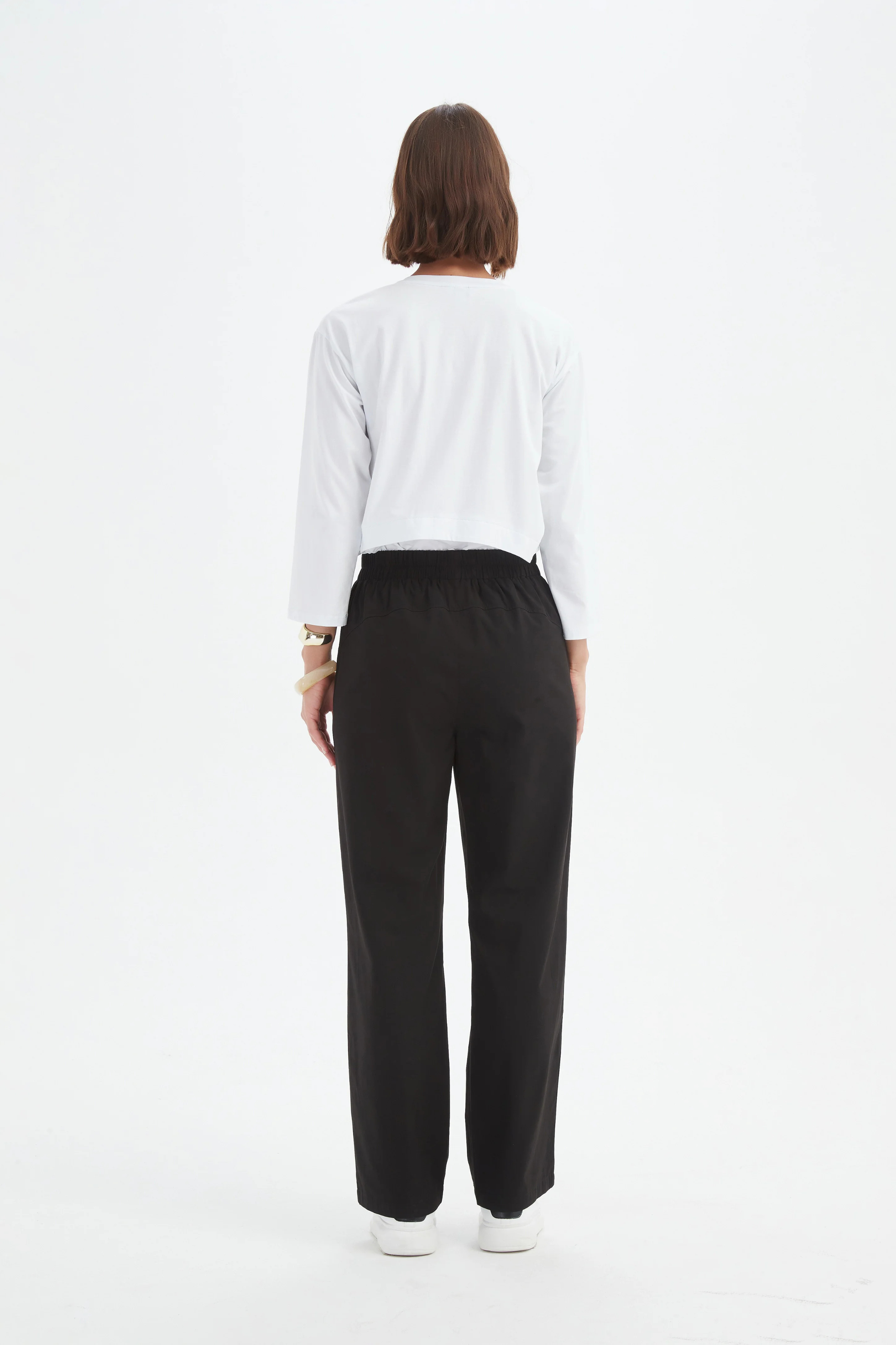 Straight Leg Easy Pant - Black