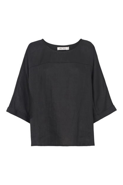 Studio Relaxed Top - Ebony