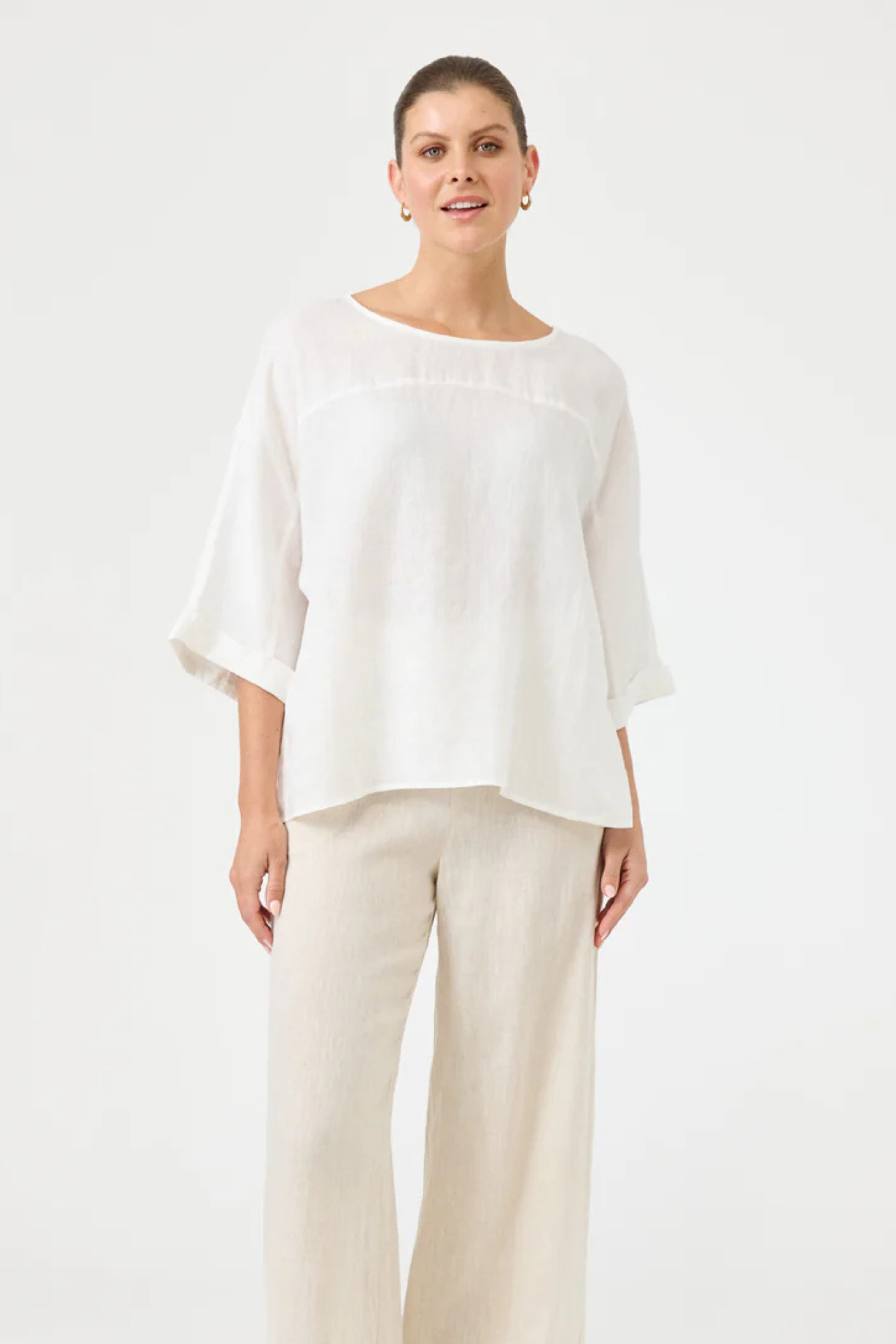 Studio Relaxed Top - Salt