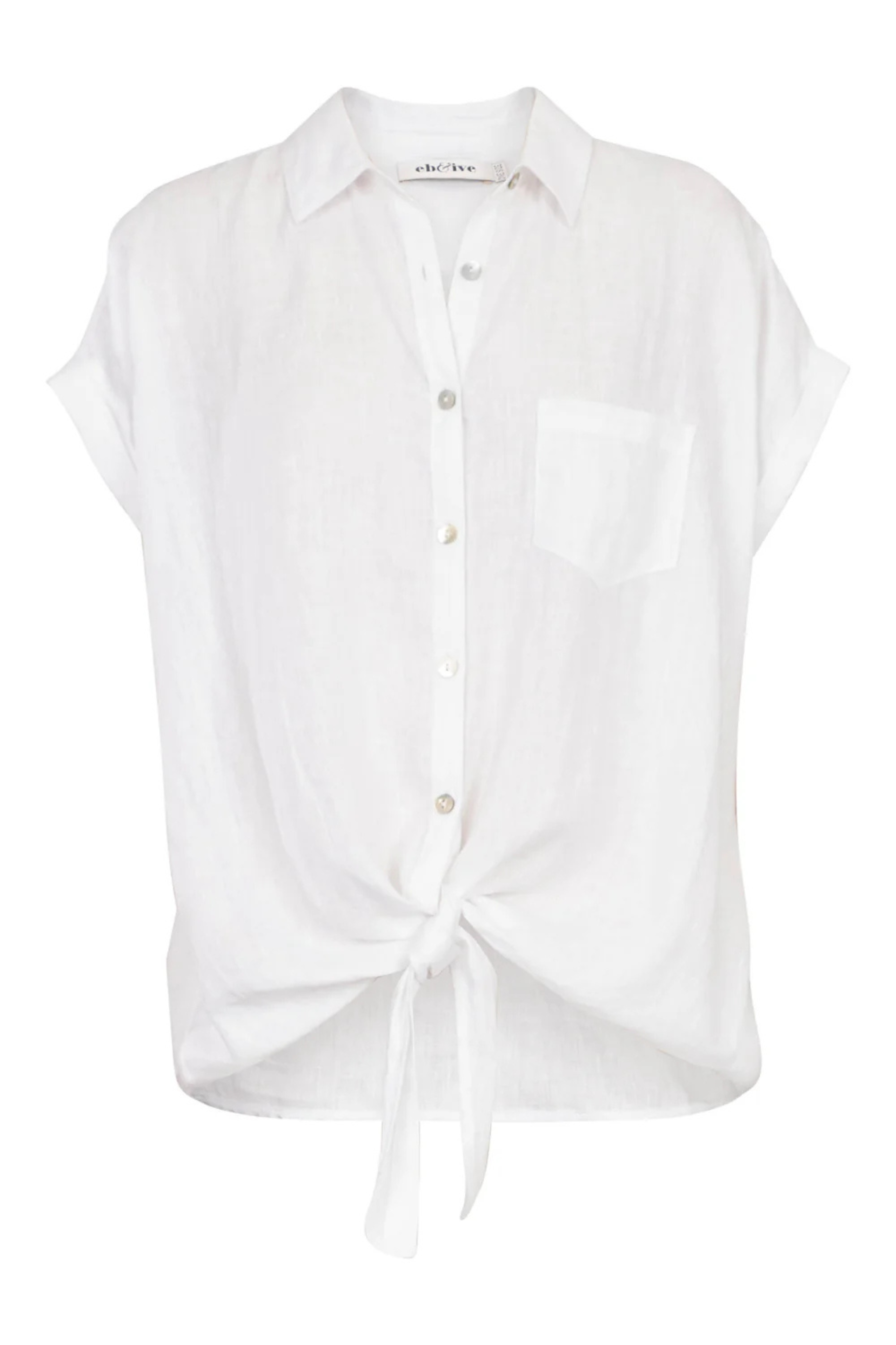 Studio Tie Shirt - Salt
