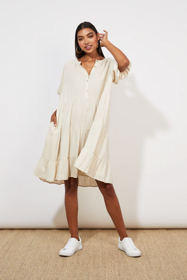 Tanna Belt Dress - Sand