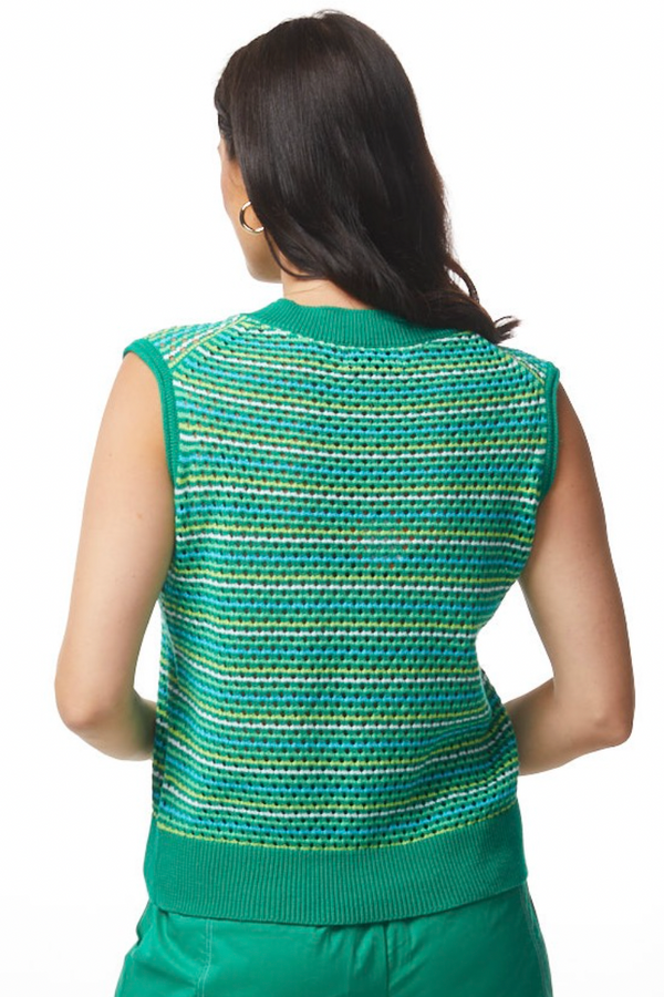 Textured Vest - Jade