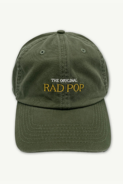 The Original Rad Pop Baseball Cap - Washed Khaki