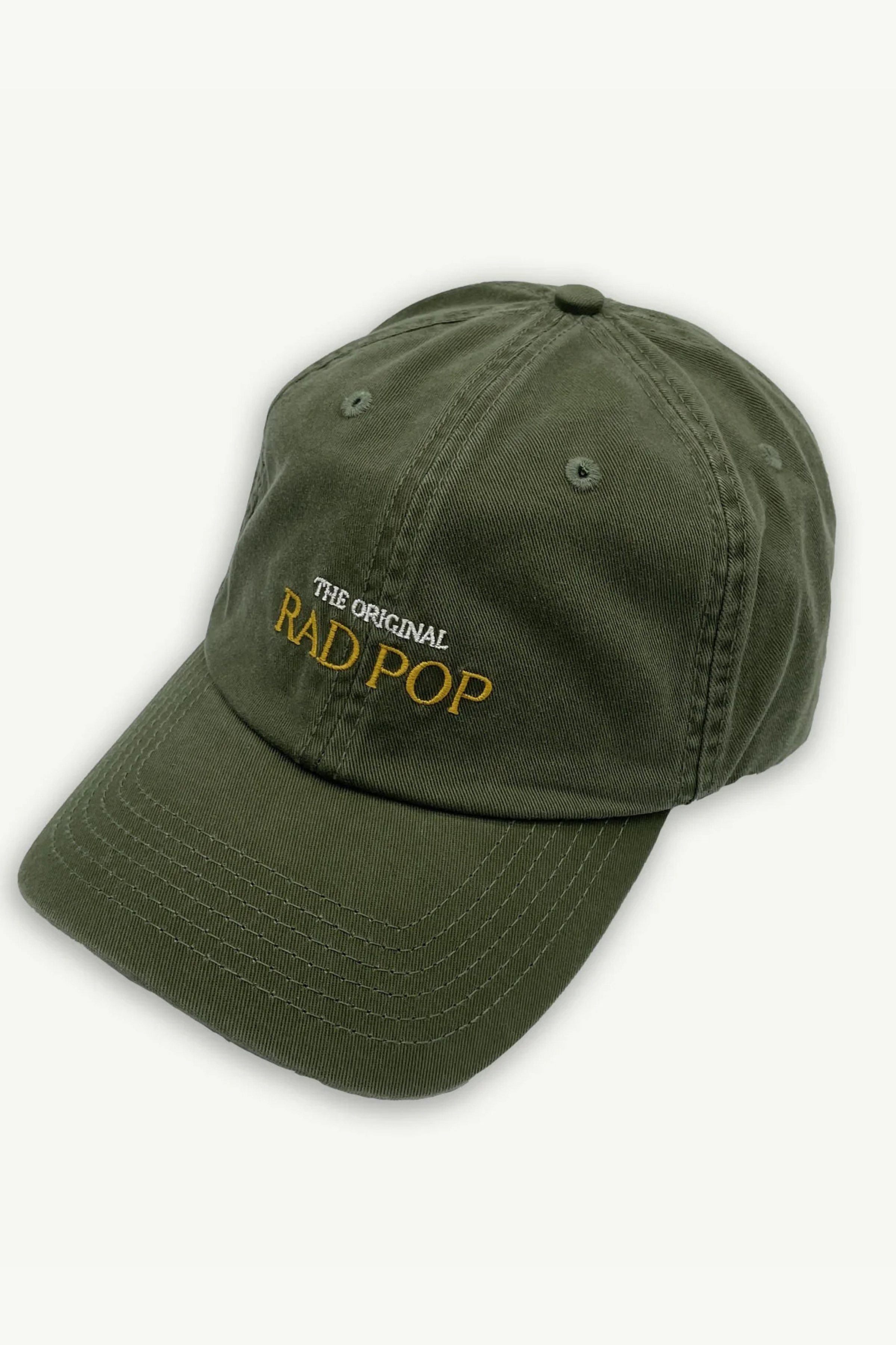 The Original Rad Pop Baseball Cap - Washed Khaki