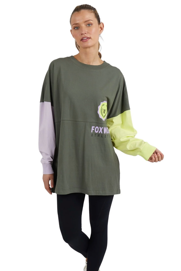 The Oversized L/S Tee - Khaki