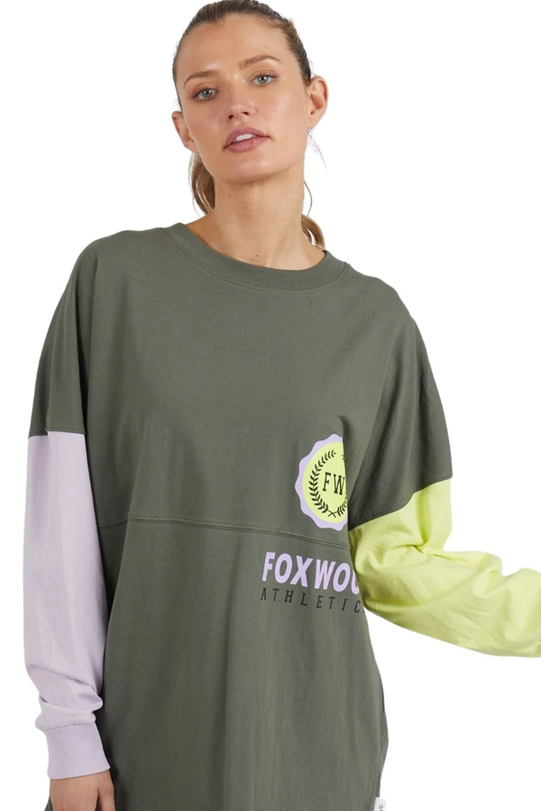 The Oversized L/S Tee - Khaki
