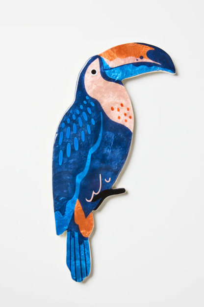 Toucan Navy Wall Art