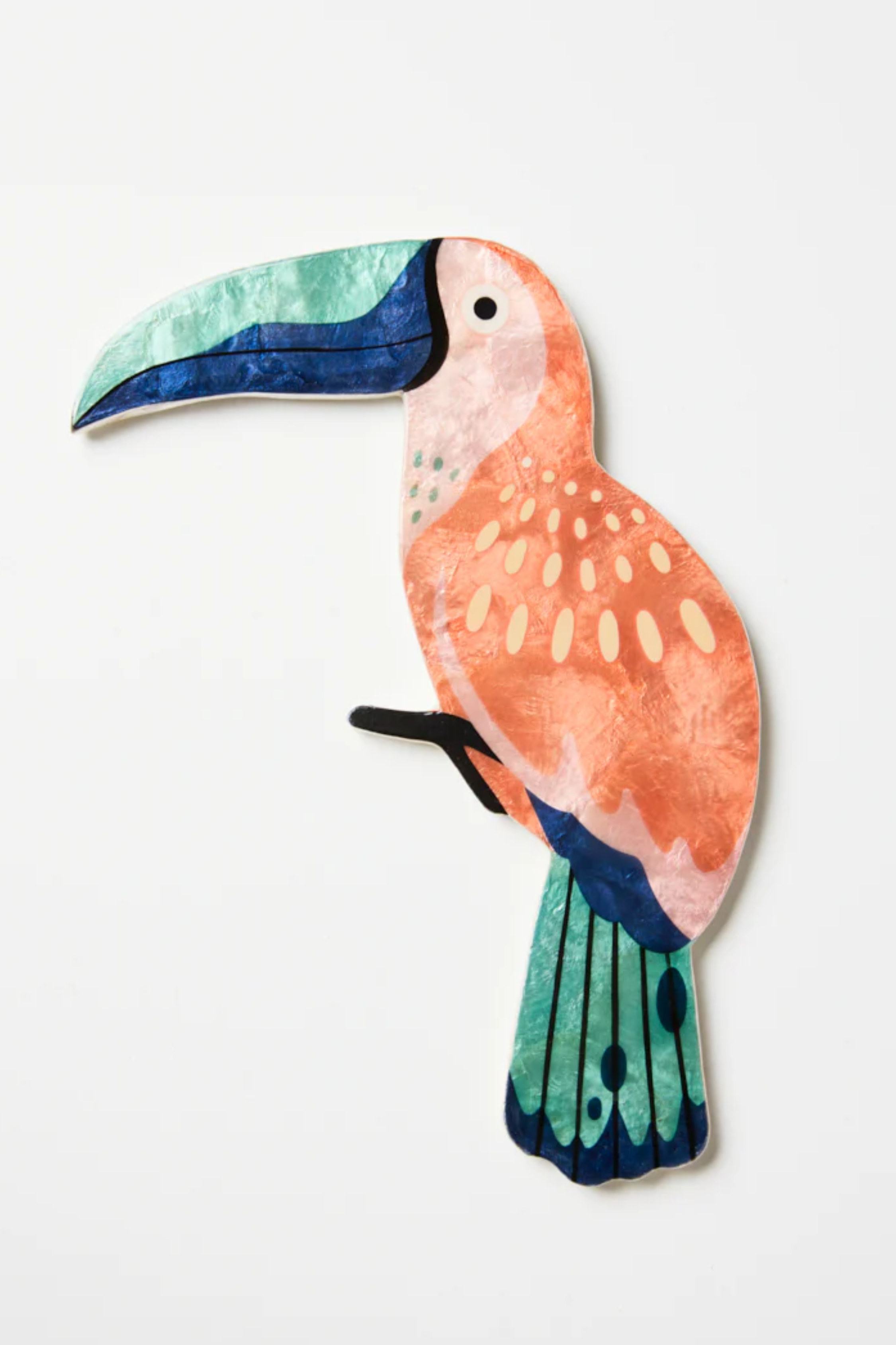 Toucan Peach Wall Art