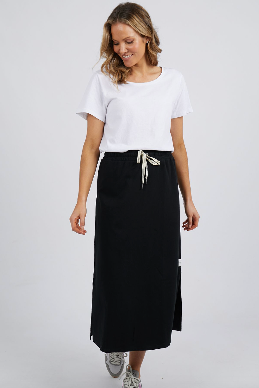 Black clearance travel skirt