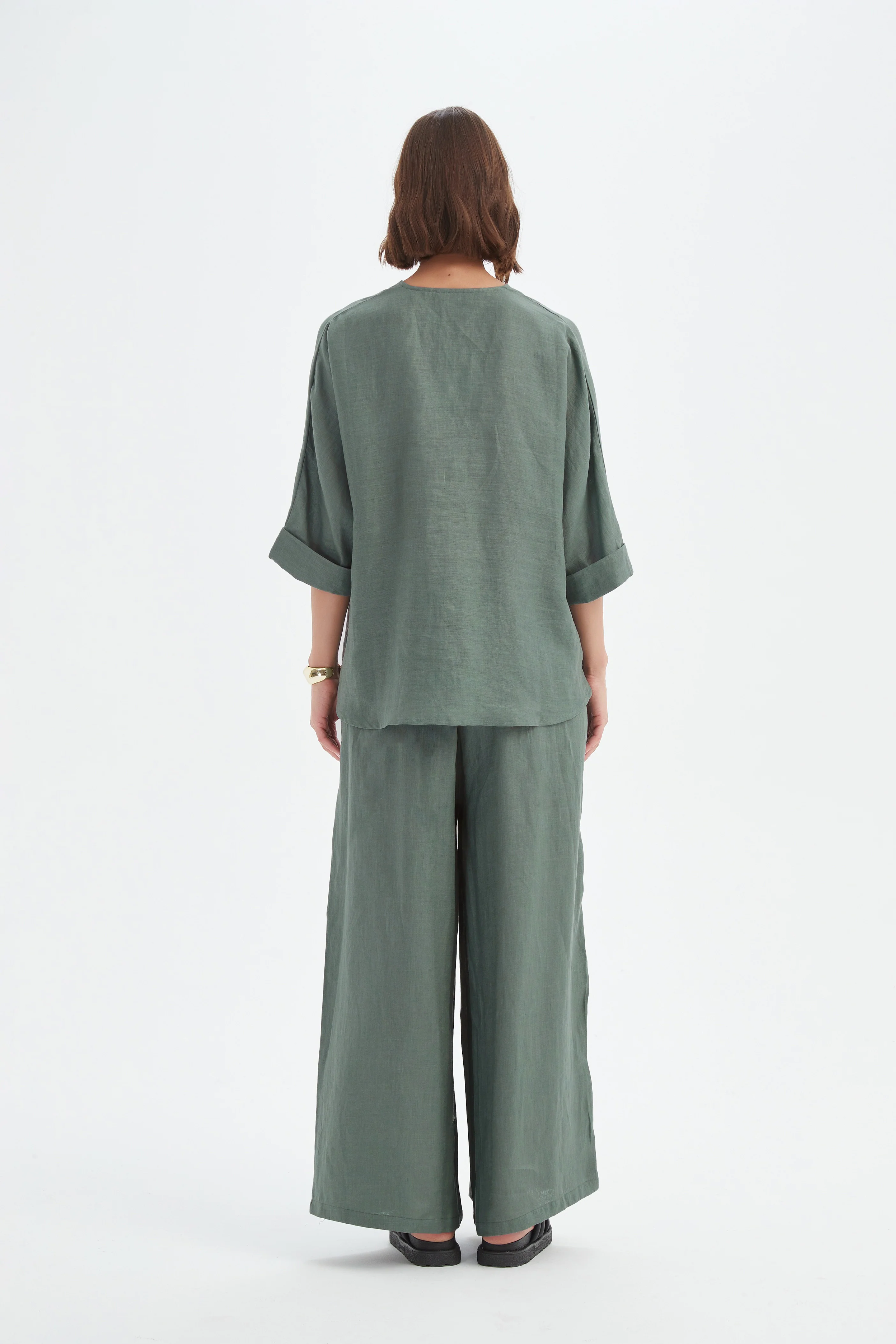 Twist Front Top - Petrol