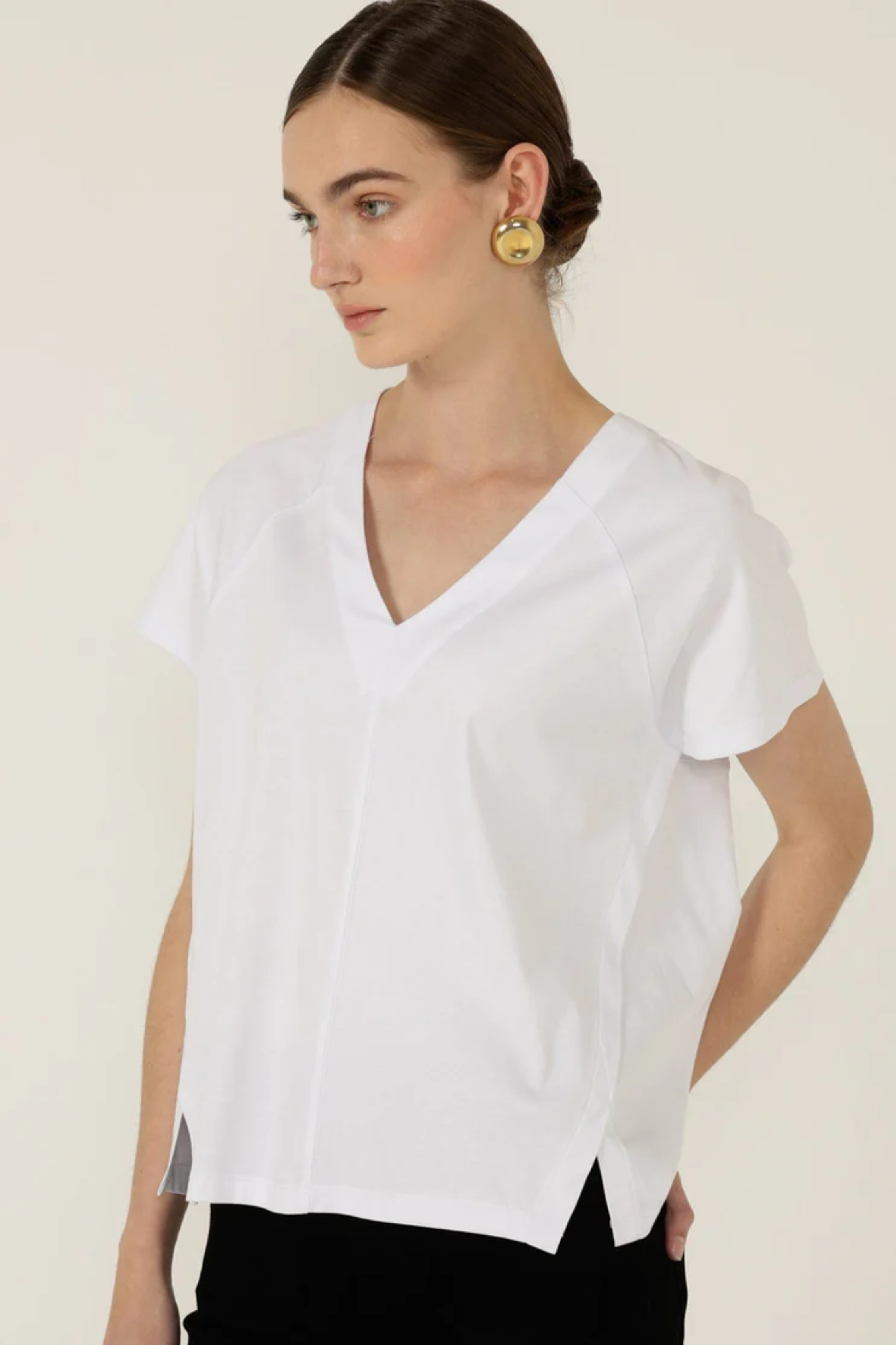 Under Control Top - White