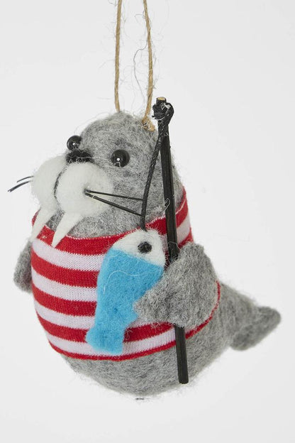 Herman the Sea Lion Hanging Tree Decoration