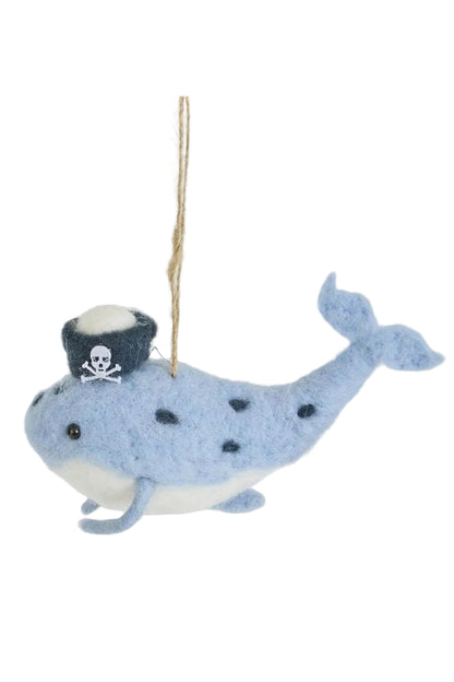 Moby the Whale Hanging Tree Decoration