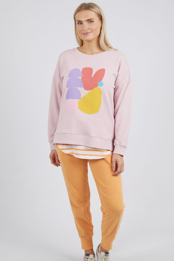 Xander Abstract Crew - Heather