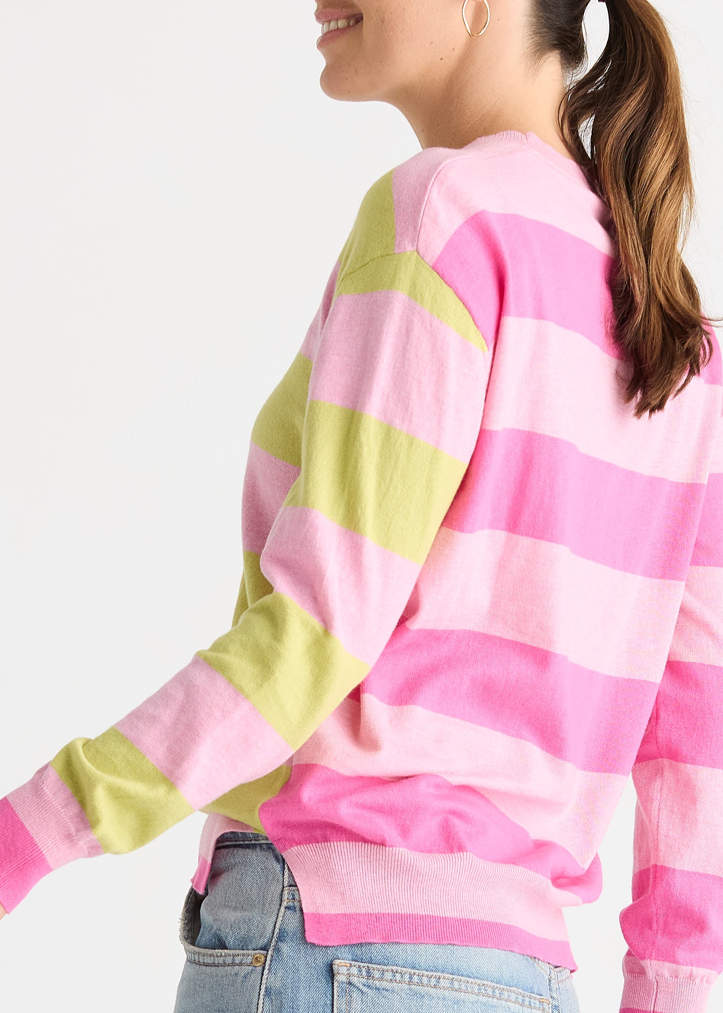 Coastal Stripe - Tickled Pink