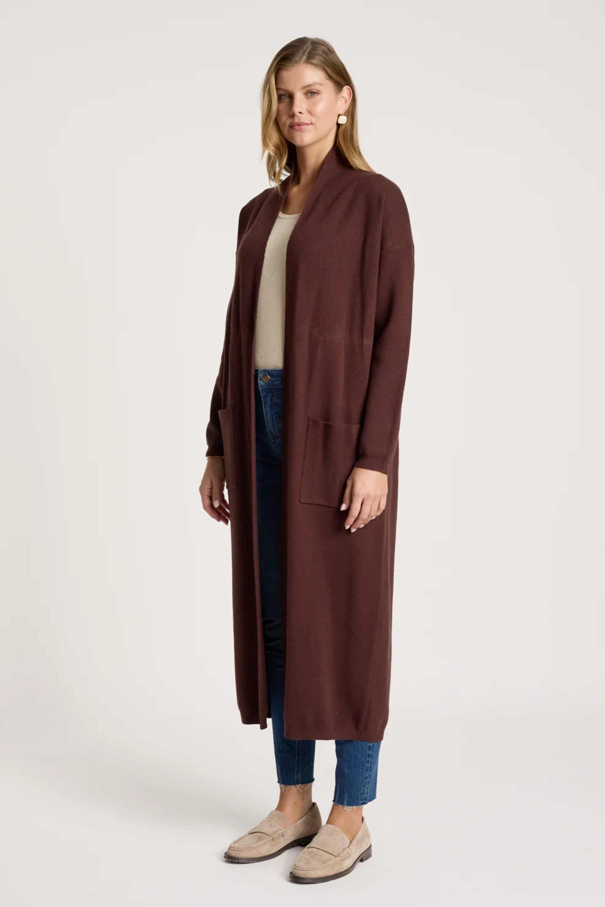 Zala Cardigan - Mahogany