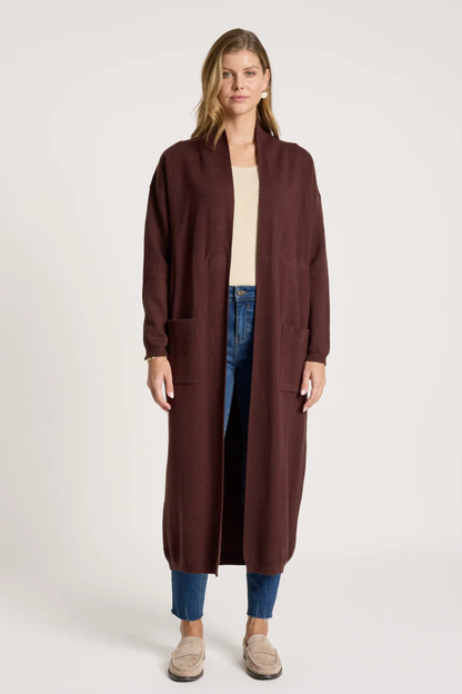 Zala Cardigan - Mahogany