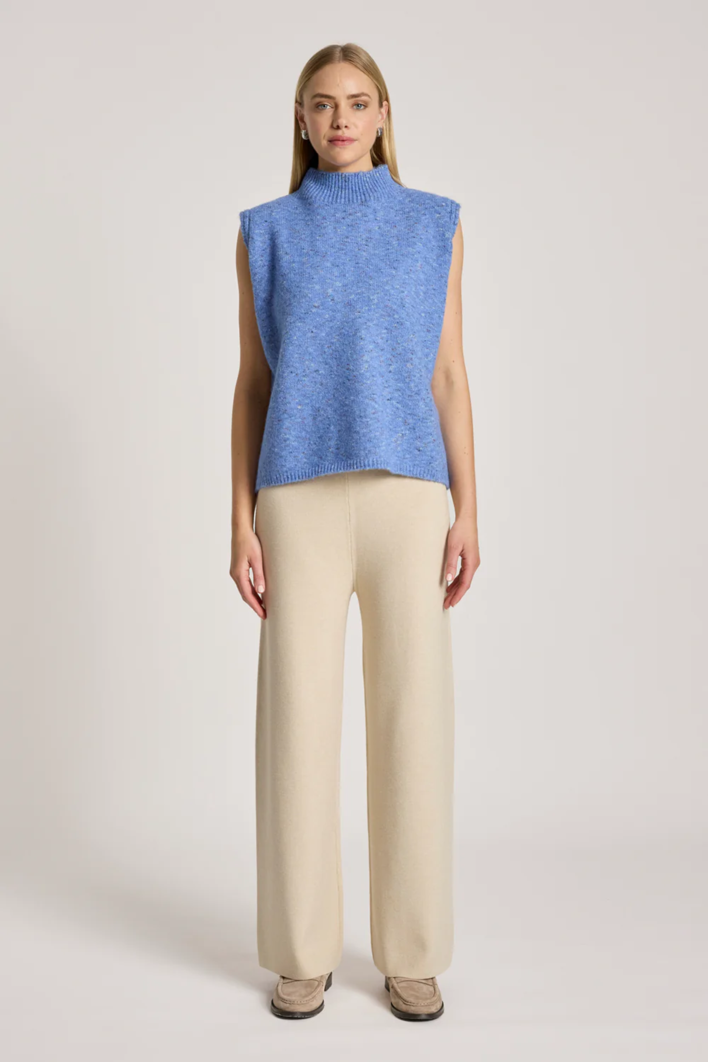 Zarda Knit Vest - Lake