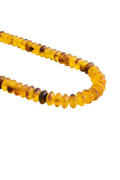 Zarda Long Necklace - Mocha