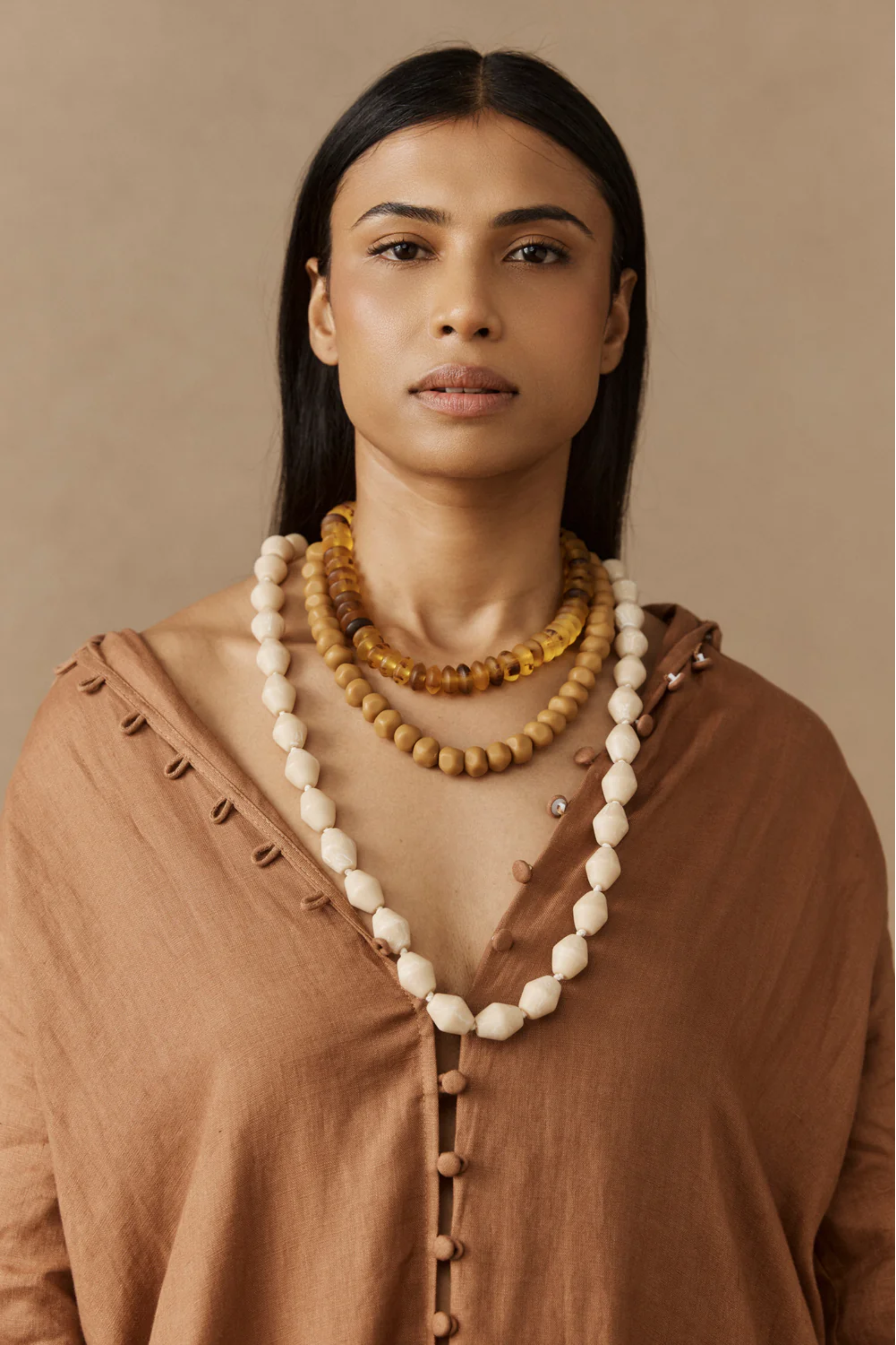 Zarda Necklace - Mocha