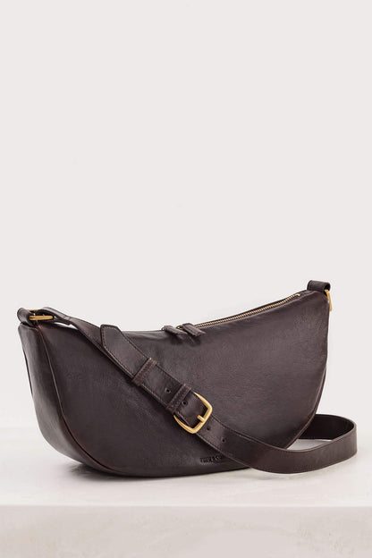 Juju & Co Crescent Sling Bag - Mahogany