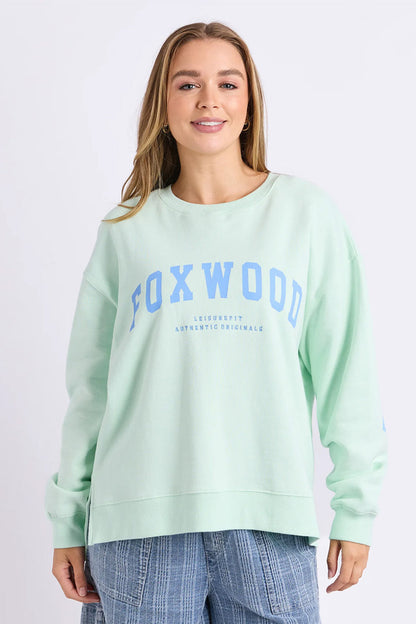 Foxwood Interval Crew - Mint/Bluebell