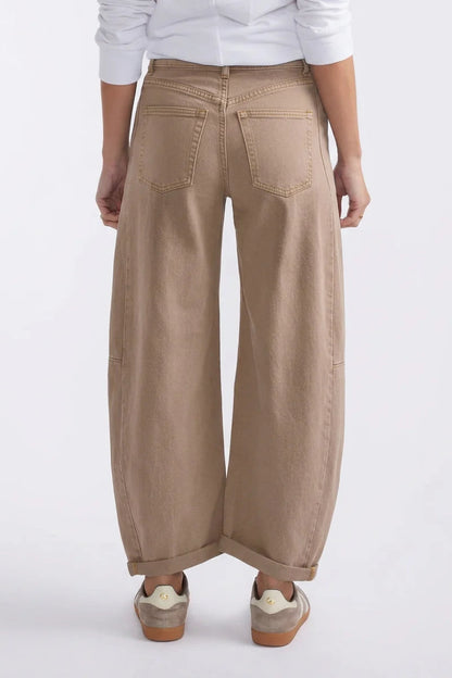 Idaho Barrel Jean - Beige