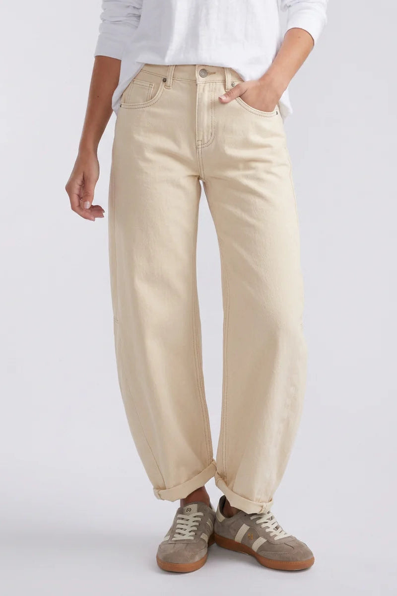 Idaho Barrel Jean - Ecru