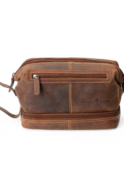 Sandel Leather Toiletry Bag - Sandel