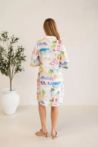 Linen Shirtmaker/Trim - Palm Springs